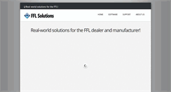 Desktop Screenshot of fflsolutions.com